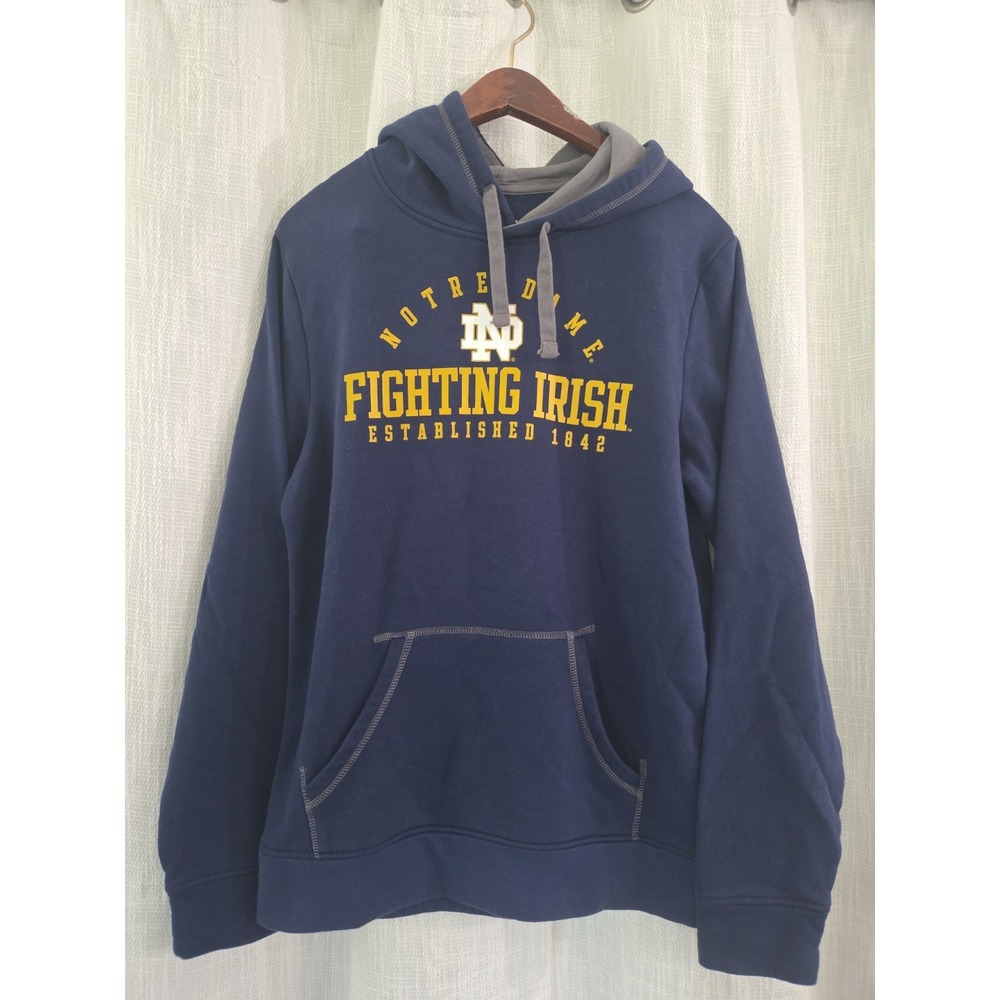 Notre Dame Fighting Irish Hooded Sweatshirt Men's Medium Pullover Fanatics